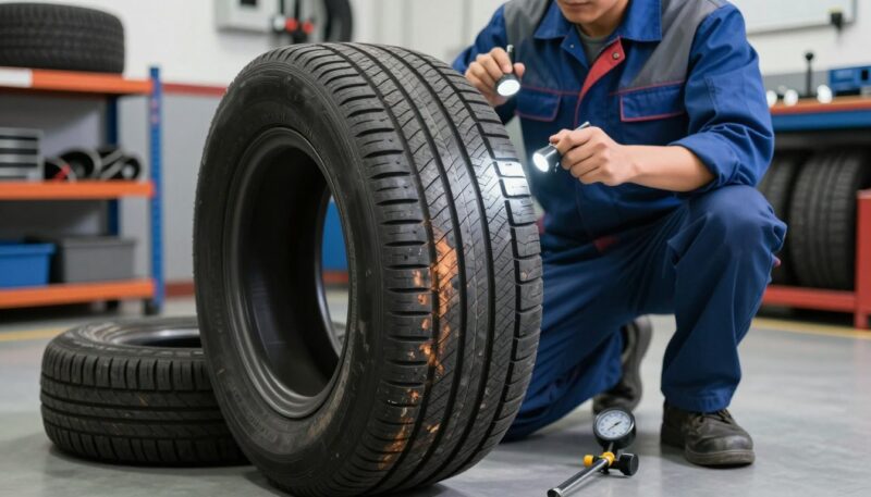 Diagnose von Reifenverschleiß Diagnose von Reifenverschleiß